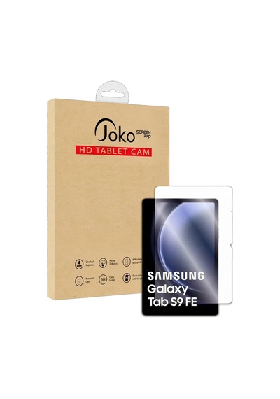Joko Samsung Galaxy X610 Tab S9 Fe Plus 12.4 Hd Tablet Cam Ekran Koruyucu - Şeffaf