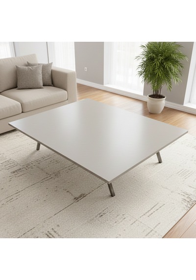 Ratemo Katlanır Metal Ayaklı Yer Sofrası 89x119 Cm Modern Dikdörtgen Çok Amaçlı Masa Beyaz Beyaz Ratemo Katlanır Metal Ayaklı Yer Sofrası 89x119 Cm Modern Dikdörtgen Çok Amaçlı Masa Beyaz Beyaz