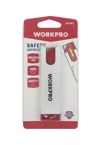 Workpro Wp219011 100x25x6mm Geri Çekilebilir Koli Açma Bıçağı