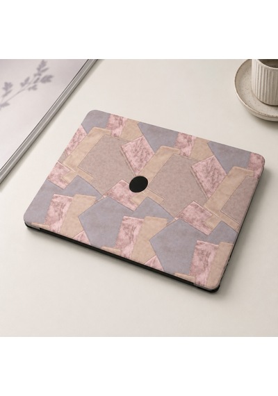 Macbook Air 13.6 Kılıf M2-m5 A2681 A3113 A3240 A3449 Sert Hard Case Mor