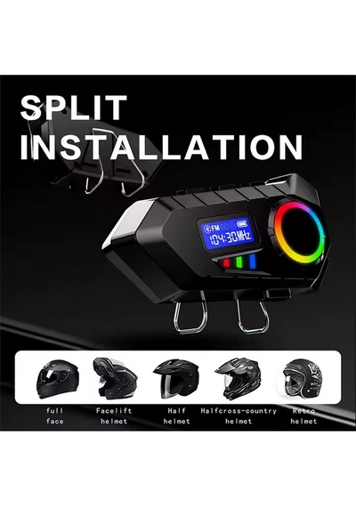Y30 Kask Kulaklık Bluetooth Motosiklet Kulaklık Rgb Radyolu Intercom 91384107