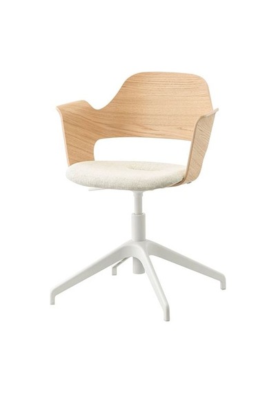 Ikea Fjällberget Çalışma Sandalyesi, Ağartılmış Meşe Kaplama-gunnared Açık Bej Ikea Fjällberget Çalışma Sandalyesi, Ağartılmış Meşe Kaplama-gunnared Açık Bej