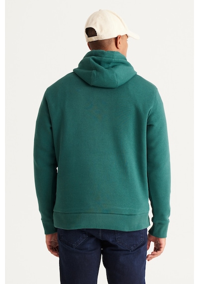 AC&Co / Altınyıldız Classics Erkek Koyu Yeşil Standart Fit Normal Kesim Kapüşonlu Kanguru Cepli Pamuklu Sweatshirt Koyu Yeşil AC&Co / Altınyıldız Classics Erkek Koyu Yeşil Standart Fit Normal Kesim Kapüşonlu Kanguru Cepli Pamuklu Sweatshirt Koyu Yeşil