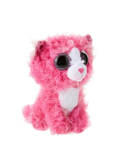 Reagan Pembe Kıvırcık Saçlı Kedi 15 Cm Genel