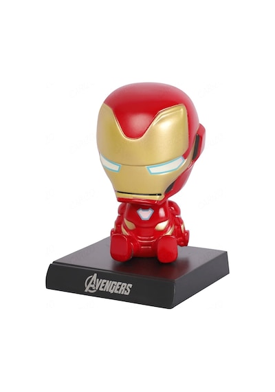 Süper Mario Kardeşler Mario Anime Sallanan Kafalı Figür Biblo Telefon Tutucu Dekoratif Masa Süsü Iron Man