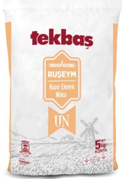 Tekbaş Un Ruşeym Hazır Ekmek Miksi 5 KG Tekbaş Un Ruşeym Hazır Ekmek Miksi 5 KG