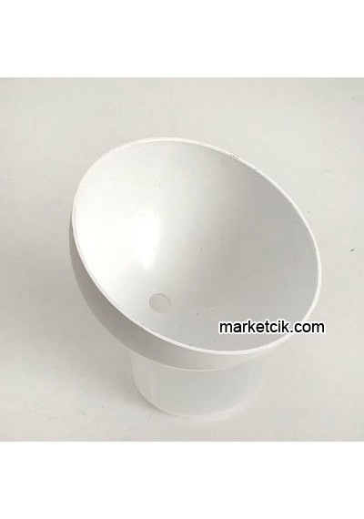Marketcik Avize Abajur İçin Beyaz Plastik Küre Rozans