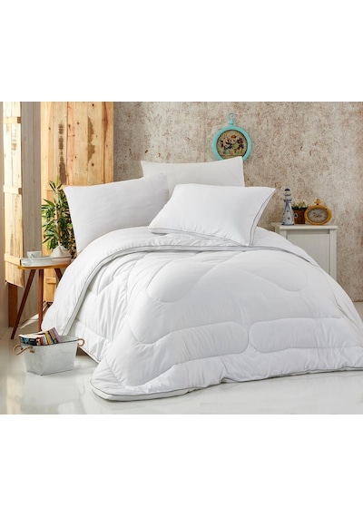 Komfort Home Tek Kişilik Microfiber Klimalı Yorgan + Yastık
