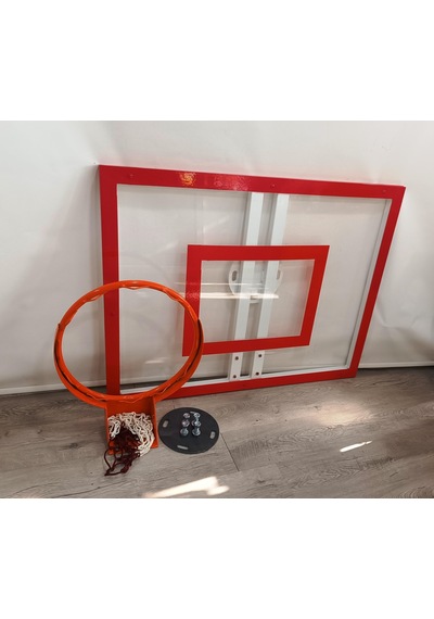 Mia Basketbol Panya Seti 90 120 8 Mm Solid Polikarbon 45 Cm Sabit Çember