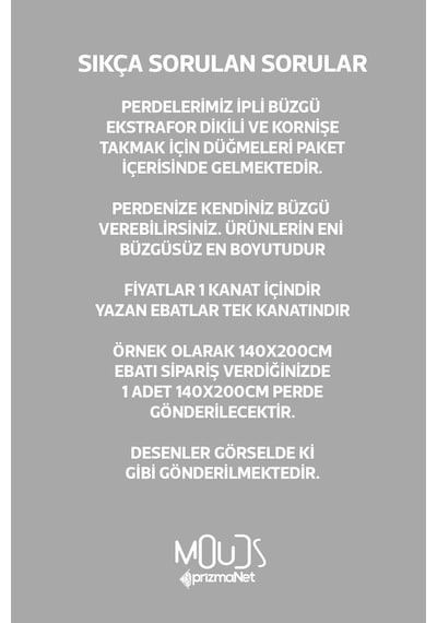 Beyaz Kalpler Desenli Süet Oturma Odası Salon Fon Perde Baskılı Ekstrafor Büzgü Tek Kanat Prd-1043 Çok Renkli