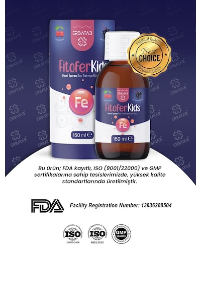 Fitofer Kids Çocuk Demir Takviyesi 150 ML