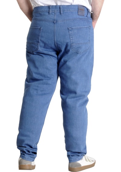 Mode Xl Büyük Beden Erkek Kot Pantolon Marwel Noche Blue 22940 Mavi 001