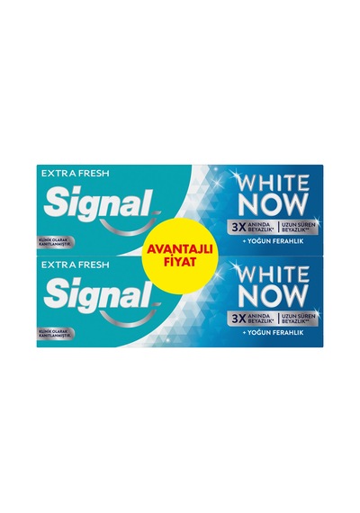 Signal White Now Extra Fresh Diş Macunu 2 X 50 Ml 4 Adet