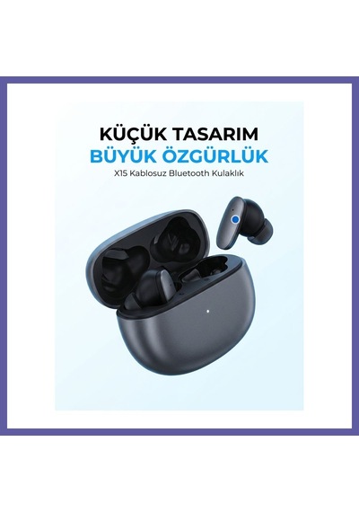 Bezos Snk-9000 Siyah Anc & Enc Kablosuz Bluetooth Kulaklık 5.4 Kulak İçi Kulaklık - V2 Nıda