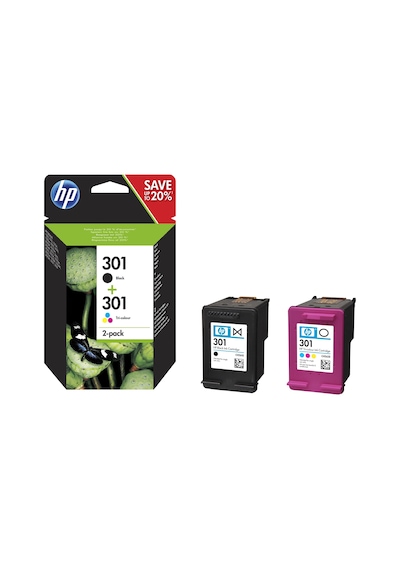 Hp 301 Black Color Siyah Renkli Multi Paket N9J72Ae