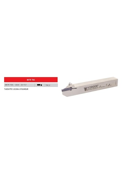 Fett Bktr Tdc - 1616 - 2s T17 Vorgen Dış Çap Kanal Açma / Kesme Kateri