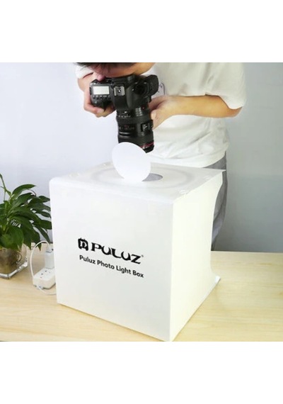 Puluz 30 x 30 CM Photo Box Led Işıklı Katlanabilir Ürün Çekim Çadırı