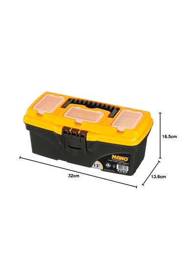 Co/13 Organizerli Klasik Takım Çantası, Polipropilen, Siyah/sarı, 13 '' Genel