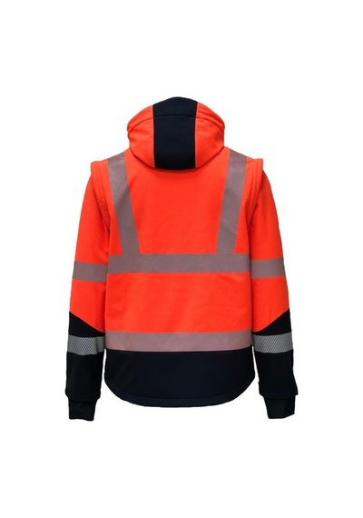 Reflekto Rlu Ripstop Softshell Model Teknik Mont Turuncu Sarı