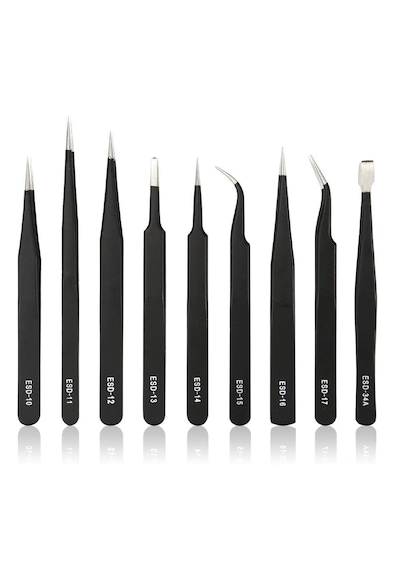Uf Tools Esd 9 Parça Paslanmaz Çelik Cımbız Seti