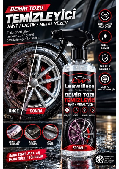 Demir Tozu Temizleyici Jant Ve Metal Yüzey Temizleyici 500 Ml