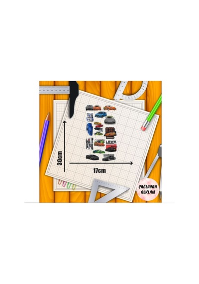 Hızlı Ve Öfkeli Sticker Paketi - Defter - Laptop Etiket Çıkartma 30x17cm
