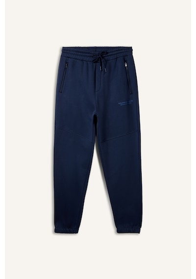 Defacto Regular Fıt Fermuar Cepli Beli Lastikli Jogger Y5511az26aunv94 Lacivert-nv94