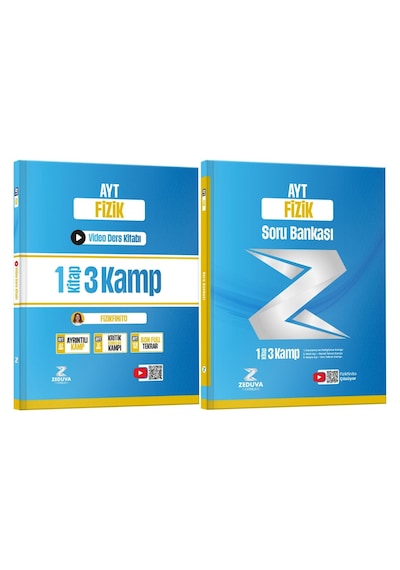 Zeduva Yayınları Fizikfinito Ayt Fizik 1 Kitap 3 Kamp Video Ders Kitabı Ve Soru Bankası Seti