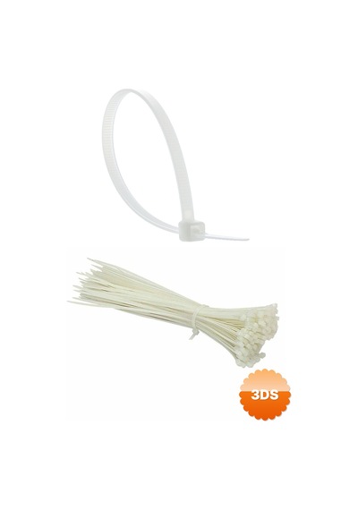 50 Adet Plastik Cırt Kelepçe Kablo Bağı Kablo Düzenleyici - 4.8 X 380 Mm