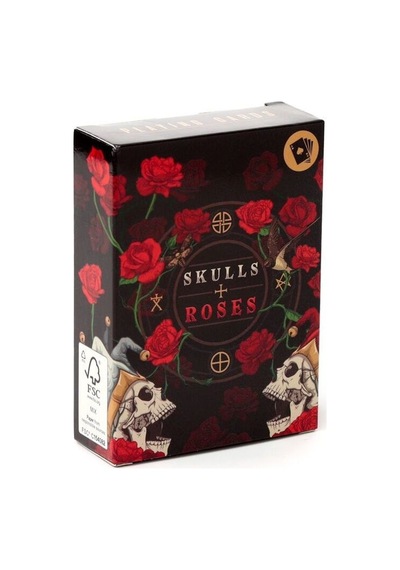 Puckator Skulls And Roses Premium Oyun Kağıdı Koleksiyonluk İskambil Kartları