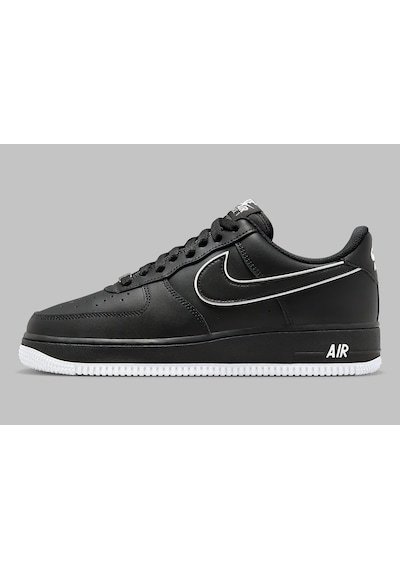 Nike Blank White Shades Illuminate This Pitch-dark Air Force 1 SİYAH-BEYAZ