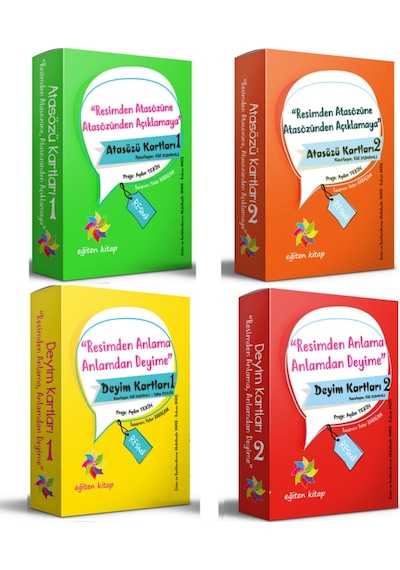 Atasözü Kartları 1 - 2 & Deyim Kartları 1-2 - Elif Dumalı