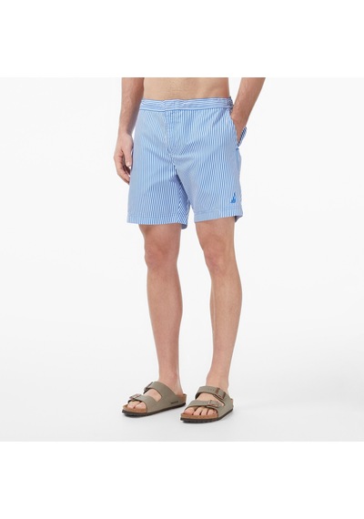 Nautica Erkek Mavi Regular Fit Çizgili Deniz Şortuçizgilit65516t
