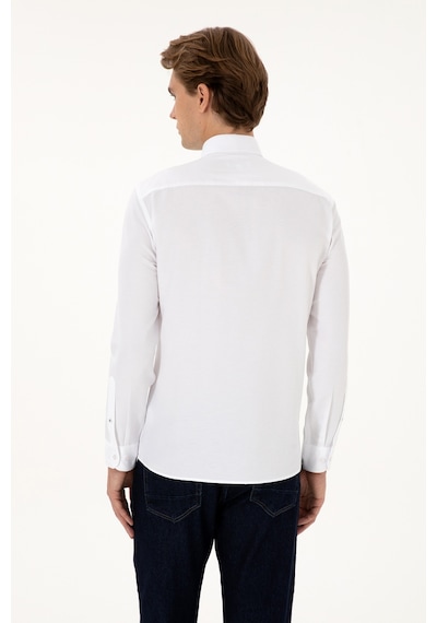 U.s. Polo Assn. Erkek Beyaz Gömlek Basic 50307693-vr013 Beyaz U.s. Polo Assn. Erkek Beyaz Gömlek Basic 50307693-vr013 Beyaz