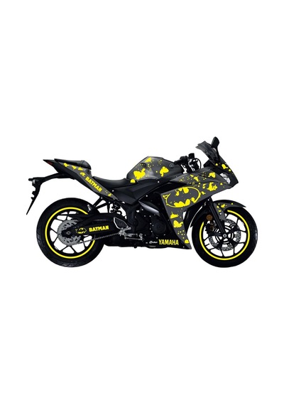 Yamaha Yzf - R25 Batman Modeli Sticker Etiket
