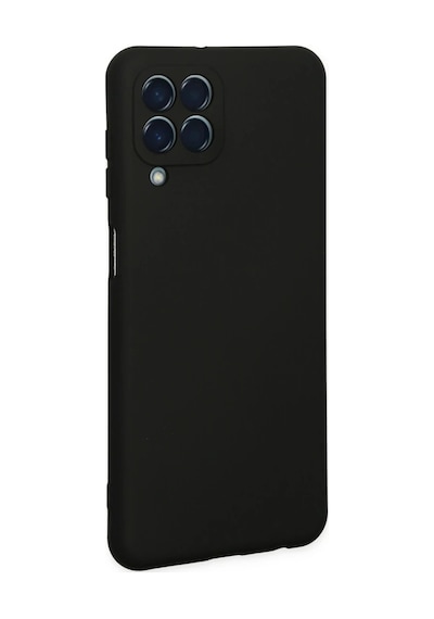 Bezos Samsung Galaxy M33 Kılıf Nano İçi Kadife Silikon - Siyah Bty