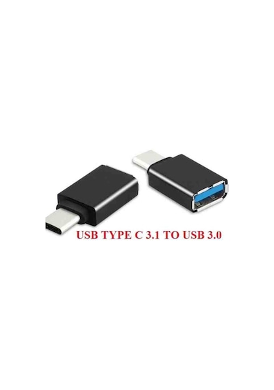 Alfais Zey Alfais 4963 Type C Usb 3.1 To Usb 3.0 Şarj Data Çevirici Dönüştürücü Adaptör 2 Li Paket