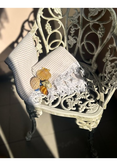 Ağcabay Tekstil Ağcabay Denizli %100 Pamuklu 100x200cm Boho Stil Bej Çizgili Plaj Ve Havuz Peştemali, Şık Plaj Havlusu Açık Bej - Beyaz Ağcabay Tekstil Ağcabay Denizli %100 Pamuklu 100x200cm Boho Stil Bej Çizgili Plaj Ve Havuz Peştemali, Şık Plaj Havlusu Açık Bej - Beyaz