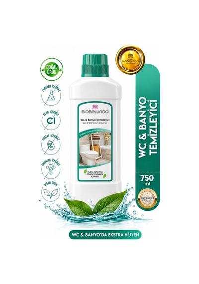 Doğal Wc & Banyo Temizleyici Temizliğin En Doğal Hali 750 Ml