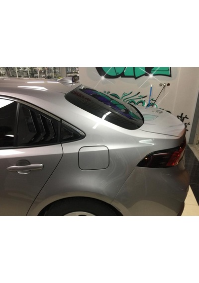 Toyota Corolla Uyumlu 2019 Arka Kelebek Cam Kaplama Spoiler