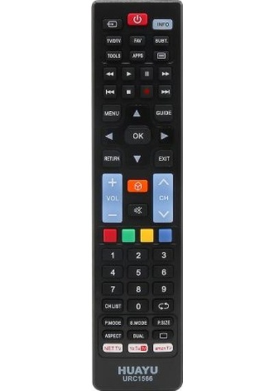 Urc1566 5 In 1 Youtube - Netflıx - Amazon Tuşlu Unıversal Lcd- Led Tv Kumanda