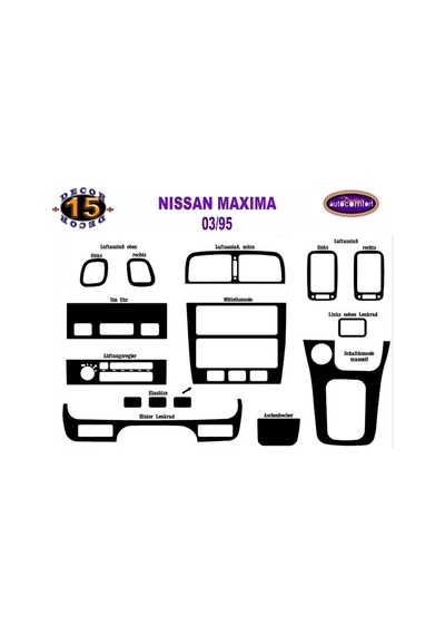 Nissan Maxima Konsol/Maun Kaplama 1995+ 15.Prç (521819262)