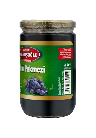 Bozkırlı ÇavuşoğluÜzüm Pekmezi Cam Kavanoz 800 G