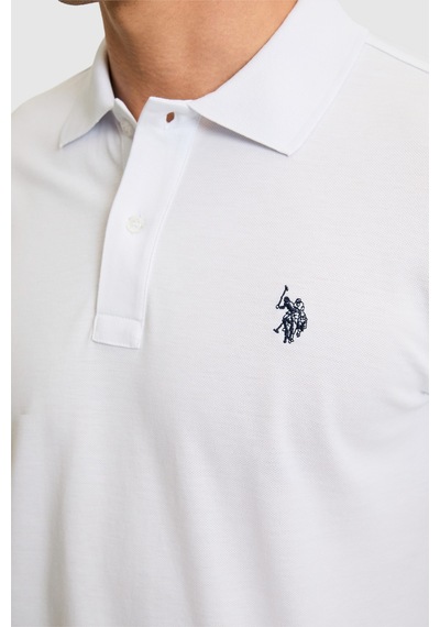 U.s. Polo Assn. Erkek Beyaz Tişört Basic 50322347-vr013