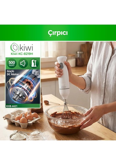 Kiwi KC-8219H 500 W El Blender Seti