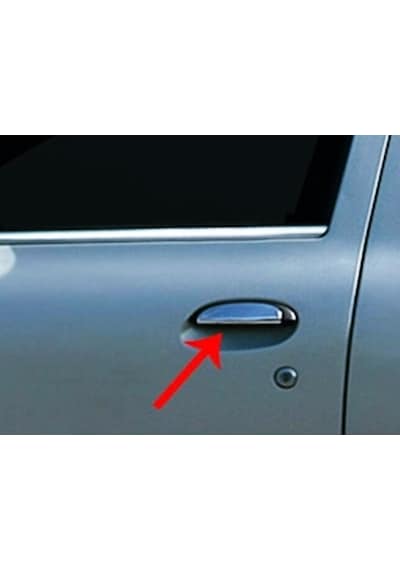 Renault Clio 2 Symbol Krom Kapı Kolu 4 Kapı Pçelik 1998-2005