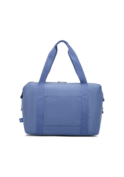 Smart Bags Orta Boy Su Geçirmez Extra Hafif Krınkıl Kumaş El Valizi Ve Spor Çantası Mavi