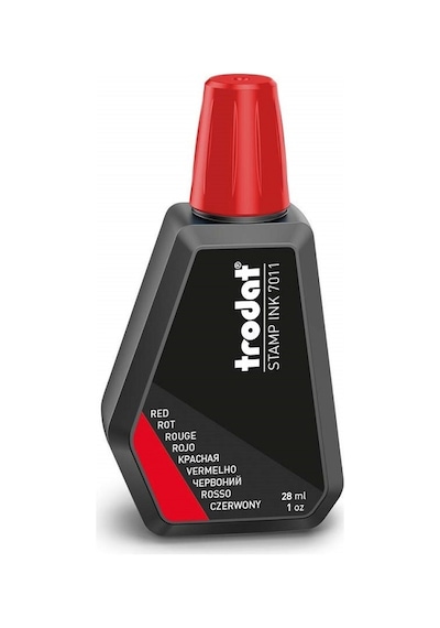 Kayakirtasiye Trodat 7011 Kırmızı Istampa Mürekkebi 28 Ml