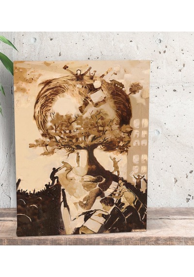 Bk Gift Atatürk Temalı Dekoratif Mini Kanvas Tablo 15X20Cm-41 (507630184)