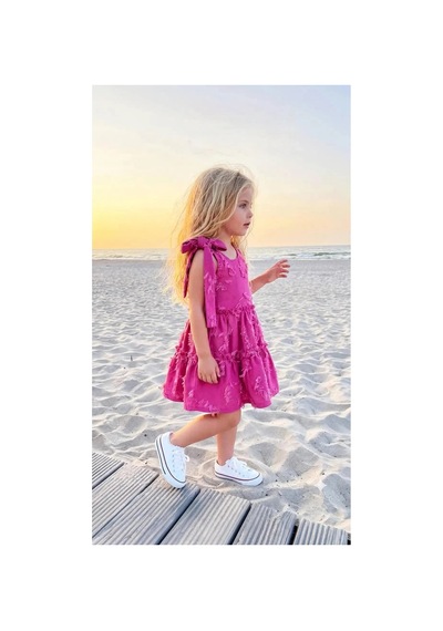 Poala Kids Ribbon Pembe Elbise